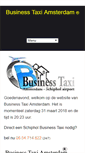 Mobile Screenshot of businesstaxi.nl
