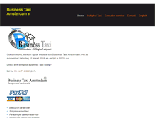 Tablet Screenshot of businesstaxi.nl